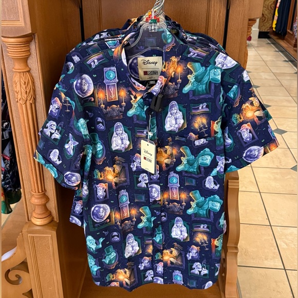 Disney Other - RSVLTS Haunted Mansion Button-Down Shirt